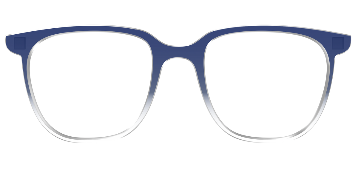 The Navy Gradient Crystal - Front Top Image - Pair Eyewear