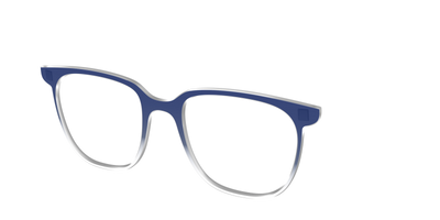 The Navy Gradient Crystal - Angle Top Thumbnail - Pair Eyewear