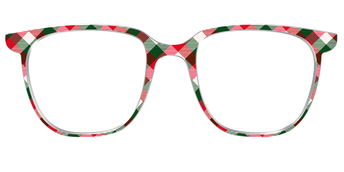 The Nice List Plaid - Front Top Image - Pair Eyewear