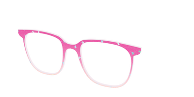 The Pink Butterfly Sparkle Crystal - Angle Top Thumbnail - Pair Eyewear
