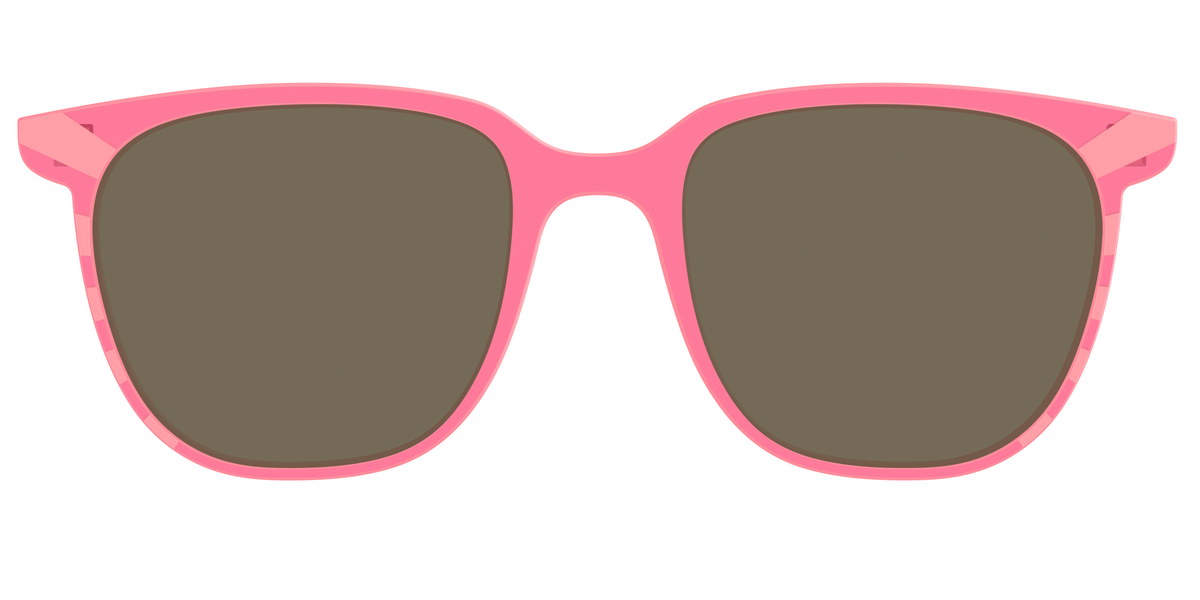 The Polarized Fruit Punch Sunburst Sun Top - Front Top Image - Pair Eyewear