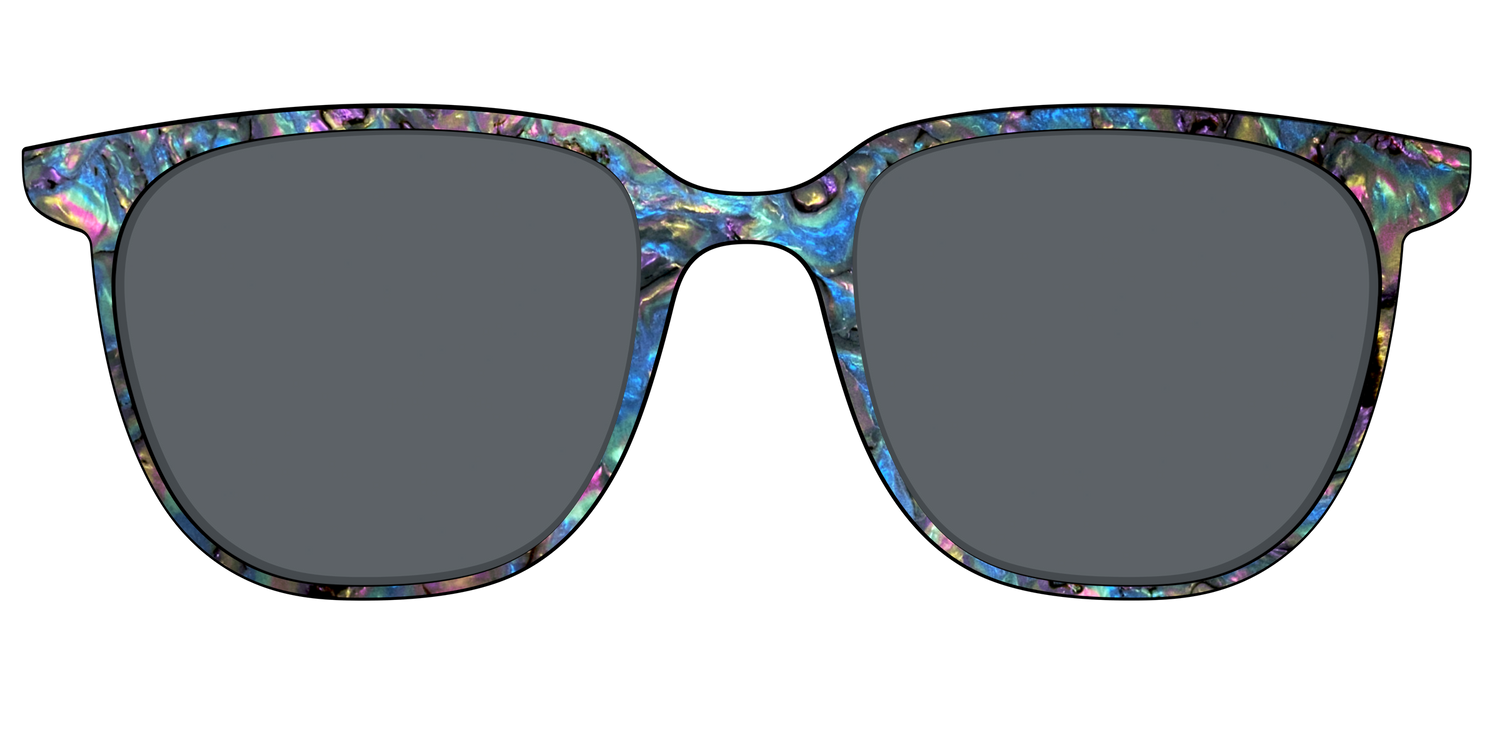 The Polarized Midnight Abalone Sun Top - Front Top Image - Pair Eyewear