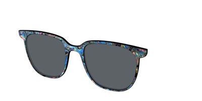The Polarized Midnight Abalone Sun Top - Angle Top Thumbnail - Pair Eyewear