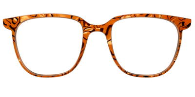 The Pumpkin Pearl Swirl - Front Top Thumbnail - Pair Eyewear
