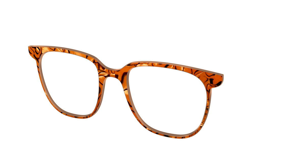 The Pumpkin Pearl Swirl - Angle Top Image - Pair Eyewear