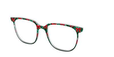 The Ribbon-Clad Plaid - Angle Top Thumbnail - Pair Eyewear