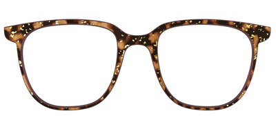 The Sandalwood Tortoise with Gold Foil - Front Top Thumbnail - Pair Eyewear