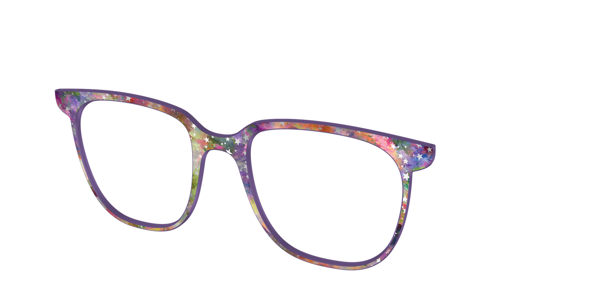 The Silver Foil Starry Sky - Angle Top Image - Pair Eyewear