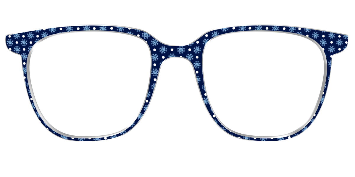 The Snowflake Polka Dot - Front Top Image - Pair Eyewear