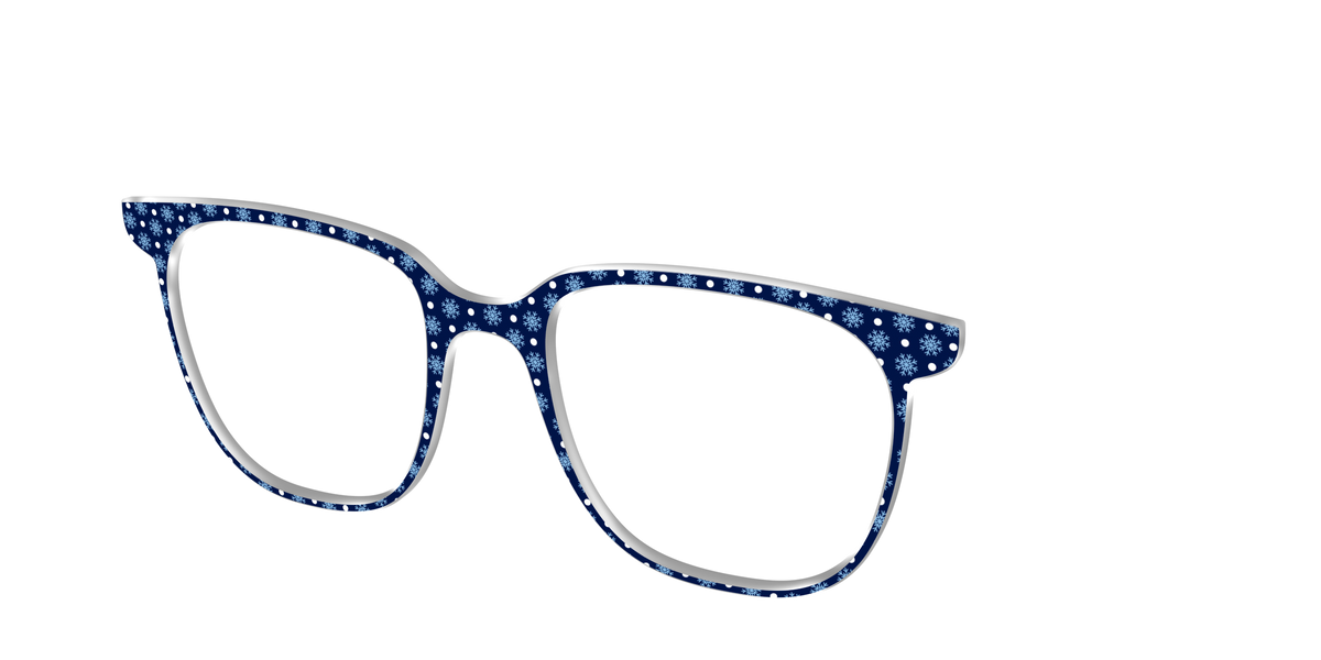 The Snowflake Polka Dot - Angle Top Image - Pair Eyewear