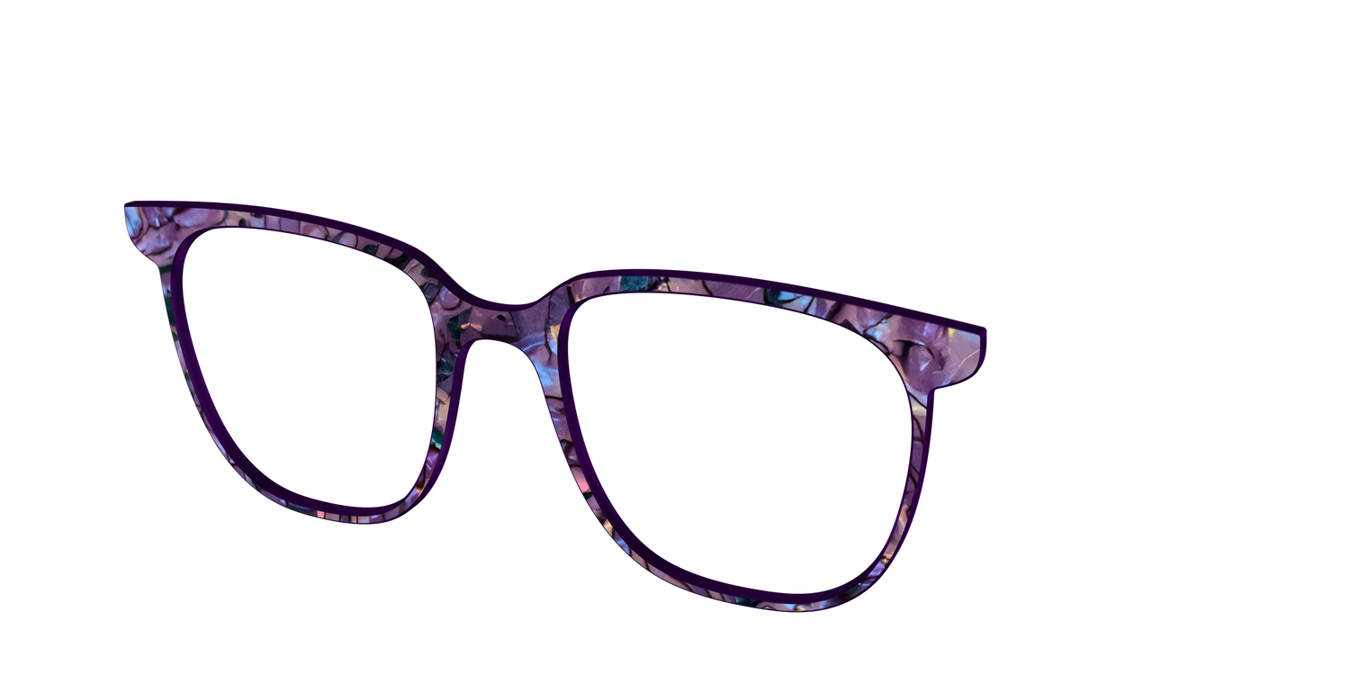 The Thistle Pearl Shell - Angle Top Image - Pair Eyewear