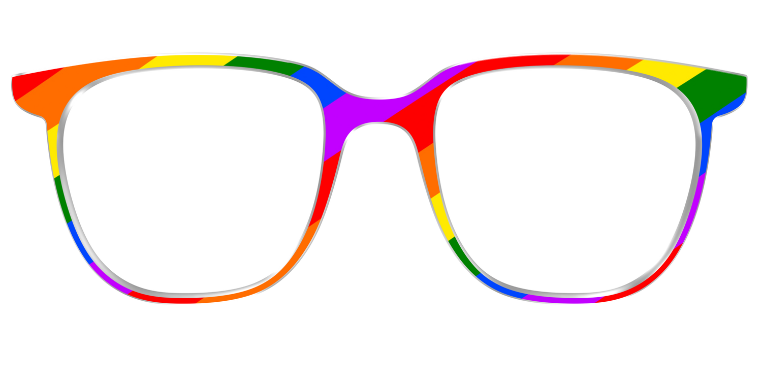 The Traditional Pride Flag - Front Top Image - Pair Eyewear