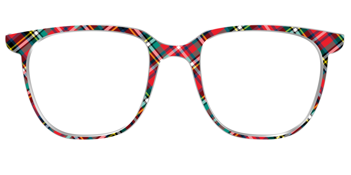 The Winter Plaid - Front Top Image - Pair Eyewear