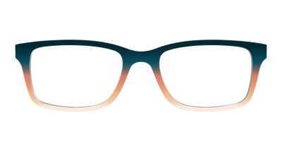 The Aegean to Apricot Gradient - Front Top Thumbnail - Pair Eyewear