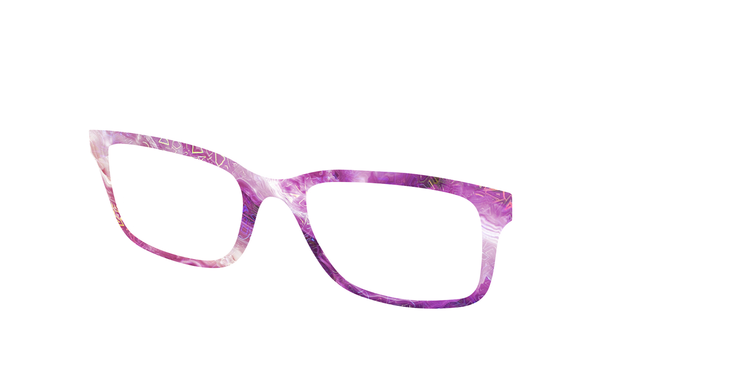 The Amethyst Geode - Angle Top Image - Pair Eyewear