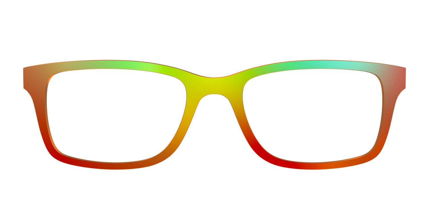 The Apricot Ombre - Front Top Image - Pair Eyewear