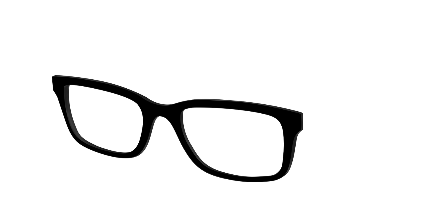 The Black - Angle Top Image - Pair Eyewear