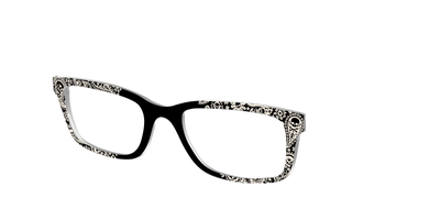 The Bone White Paisley - Angle Top Thumbnail - Pair Eyewear