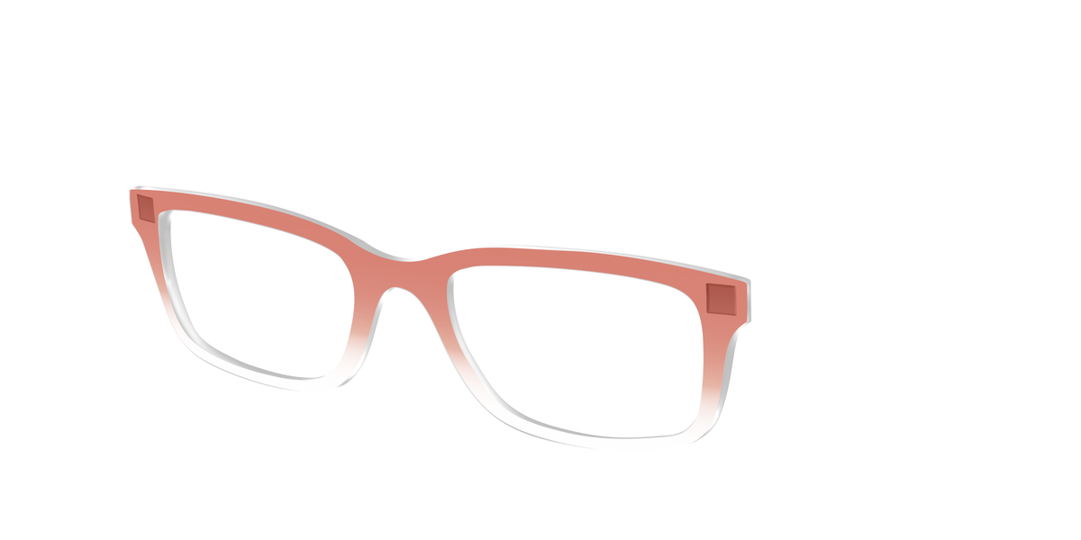 The Burnt Orange Gradient Crystal - Angle Top Image - Pair Eyewear