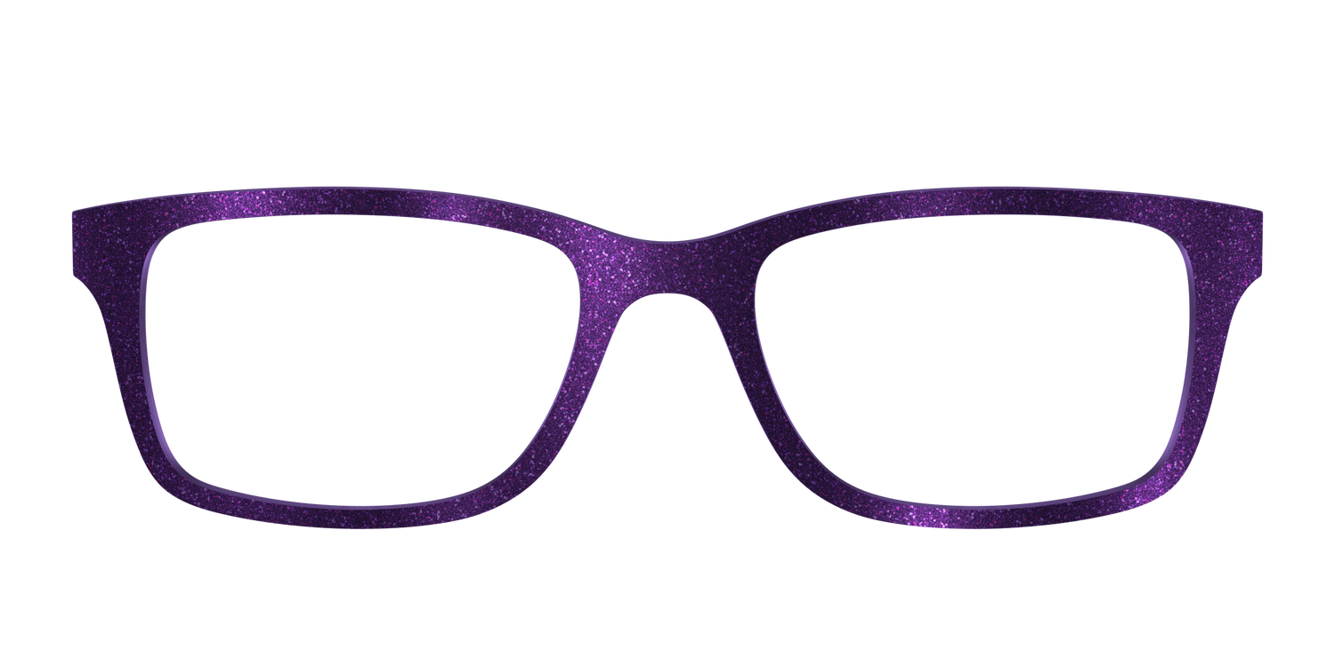 The Deep Purple Shimmer - Front Top Image - Pair Eyewear
