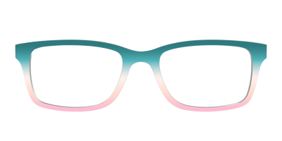 The Deep Sea to Pink Sand Gradient - Front Top Thumbnail - Pair Eyewear