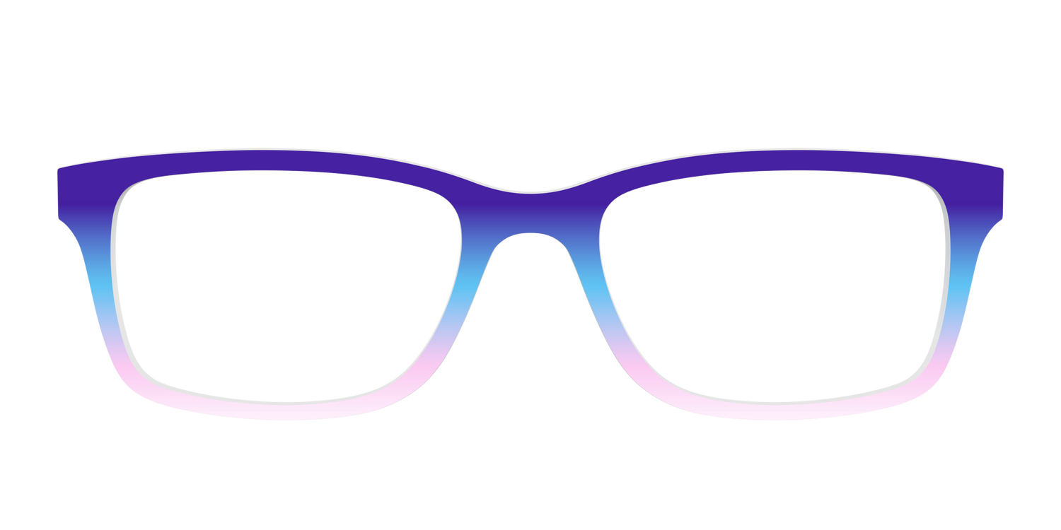 The Frozen Horizon Gradient - Front Top Image - Pair Eyewear