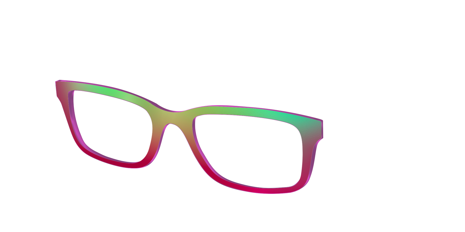 The Guava Ombre - Angle Top Image - Pair Eyewear