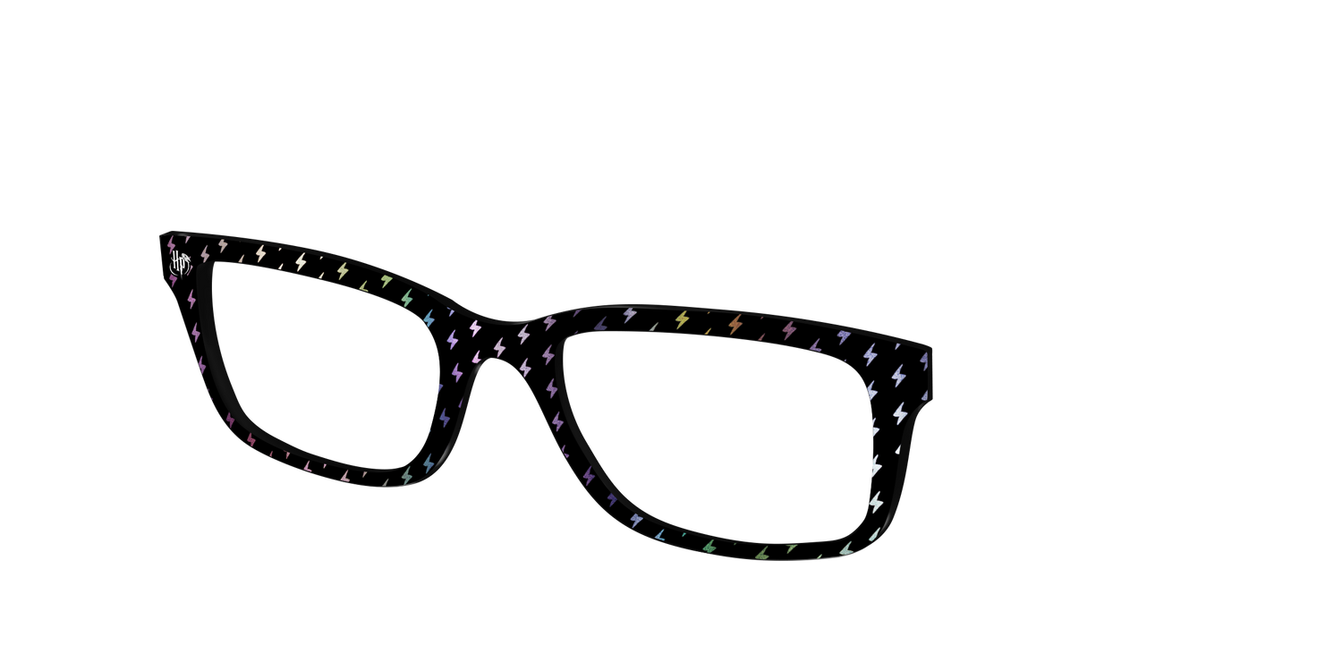 The Holographic Lightning Bolts - Angle Top Image - Pair Eyewear