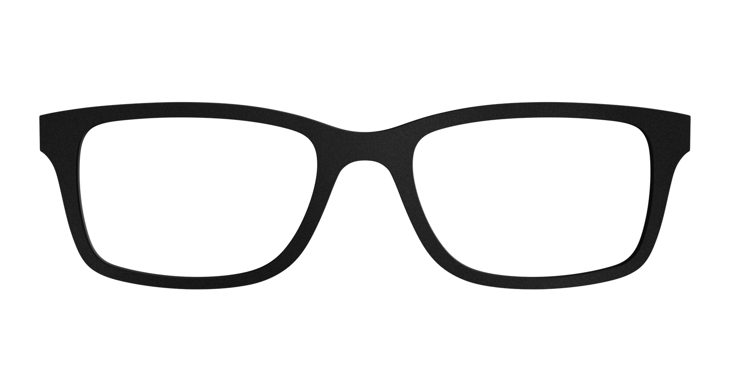 The Matte Black - Front Top Image - Pair Eyewear