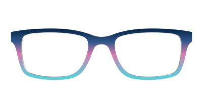 The Midnight to Aquamarine Gradient - Front Top Thumbnail - Pair Eyewear