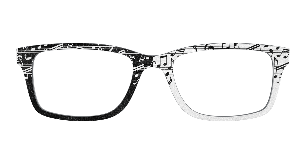 The Musical Shimmer Split - Front Top Image - Pair Eyewear