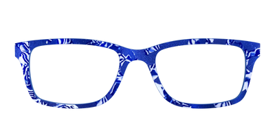 The Navy Shimmer Mosaic - Front Top Thumbnail - Pair Eyewear
