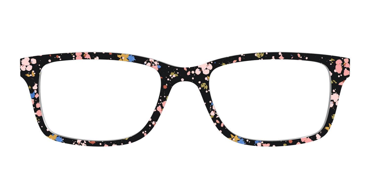 The Pallid Paint Splatter - Front Top Image - Pair Eyewear