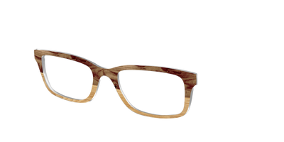 The Pirate Plank Wood Split - Angle Top Thumbnail - Pair Eyewear