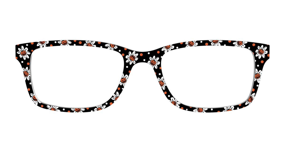 The Pumpkin Daisy Dot - Front Top Image - Pair Eyewear