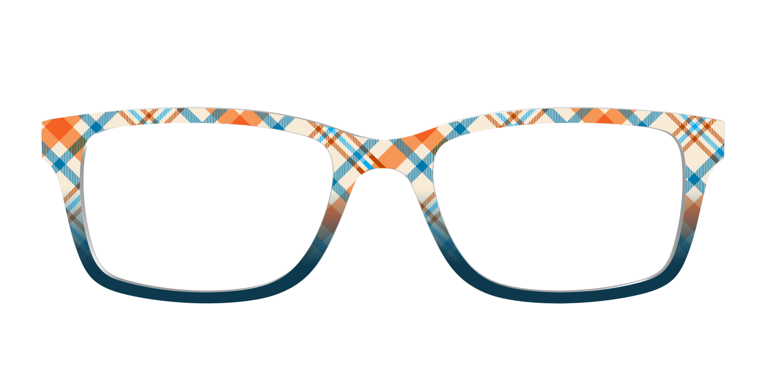 The Sailing Plaid - Front Top Image - Pair Eyewear