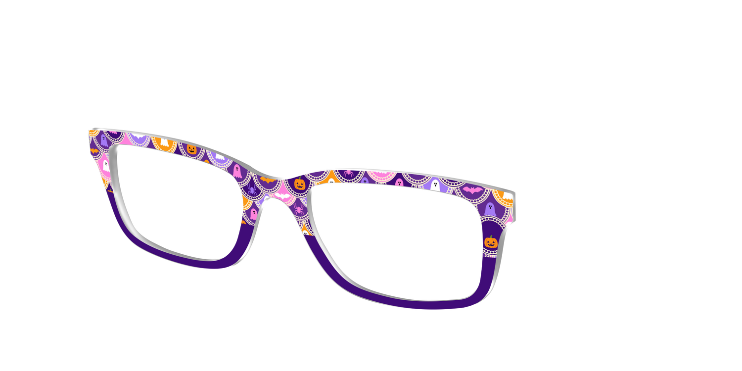 The Spooky Scallop Split - Angle Top Image - Pair Eyewear