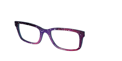 The Twilight Sky with Holographic Glitter - Angle Top Thumbnail - Pair Eyewear