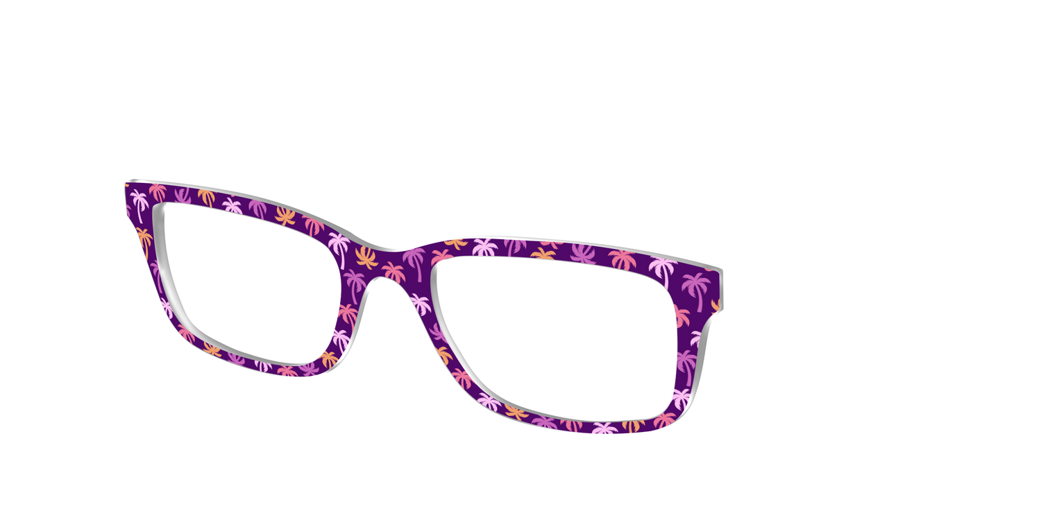 The Violet Palm Trees - Angle Top Image - Pair Eyewear