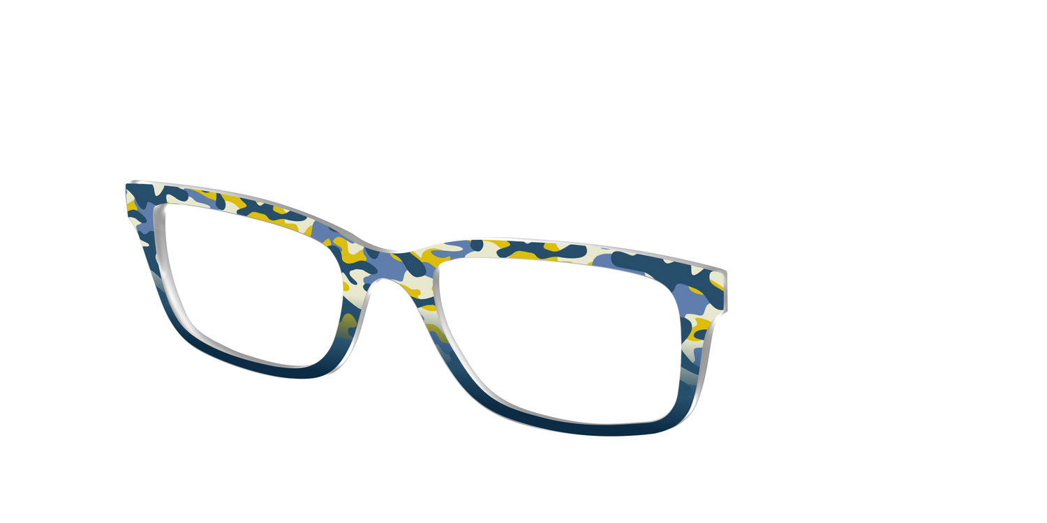 The Waterfront Breeze Camo - Angle Top Image - Pair Eyewear