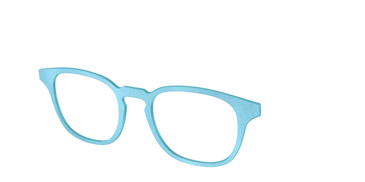 The Aqua Shimmer - Angle Top Image - Pair Eyewear