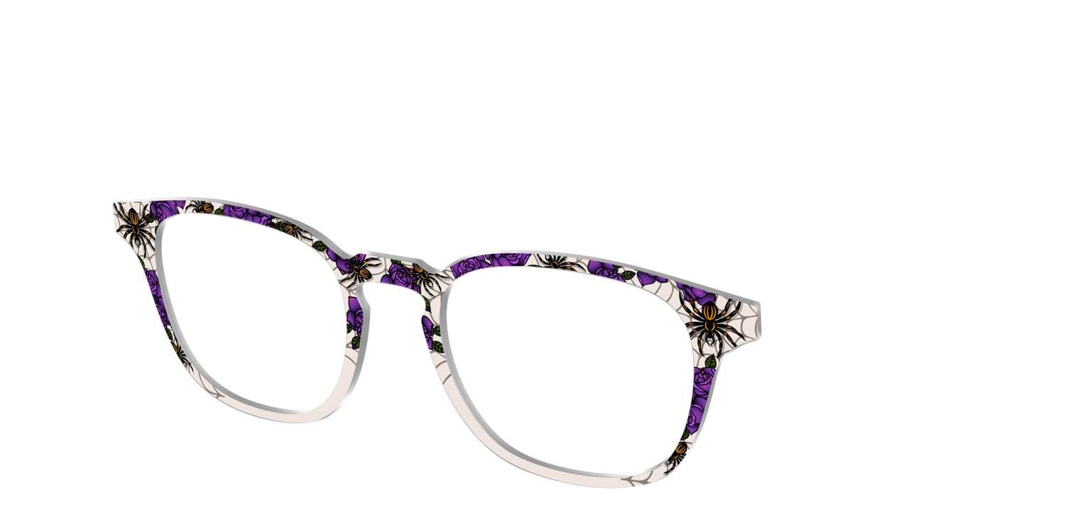 The Arachnid Rosebuds - Angle Top Image - Pair Eyewear