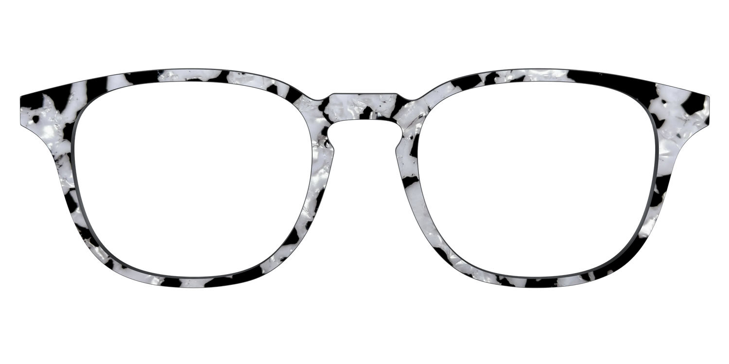 The Black & White Pearl Tortoise - Front Top Image - Pair Eyewear