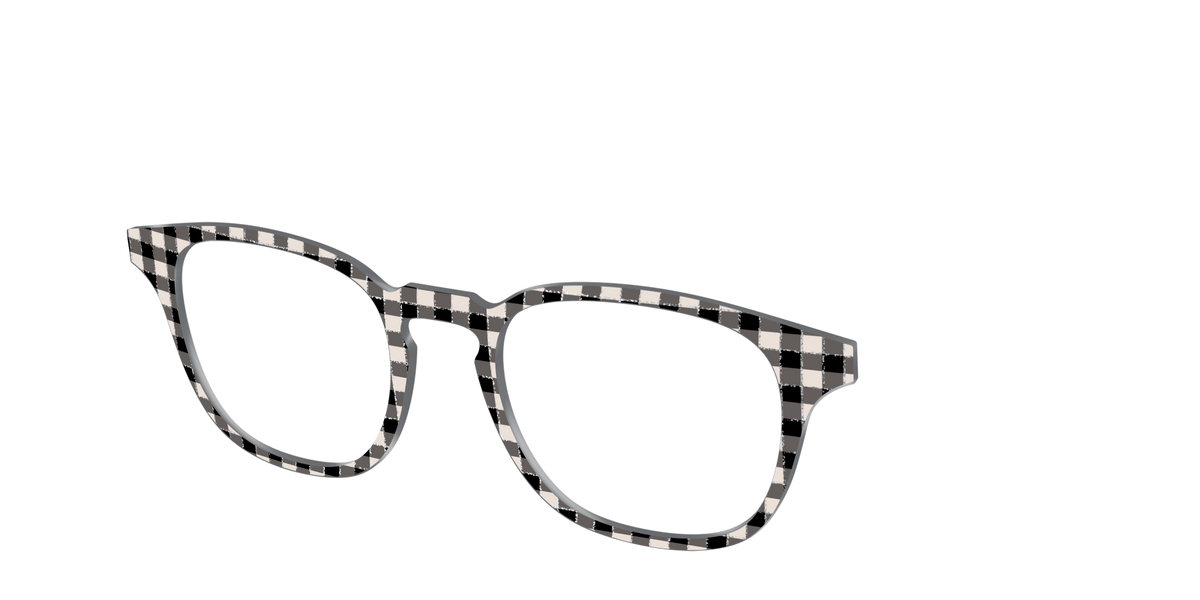 The Black Buffalo Check with Glitter - Angle Top Image - Pair Eyewear