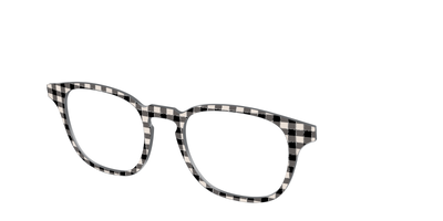 The Black Buffalo Check with Glitter - Angle Top Thumbnail - Pair Eyewear