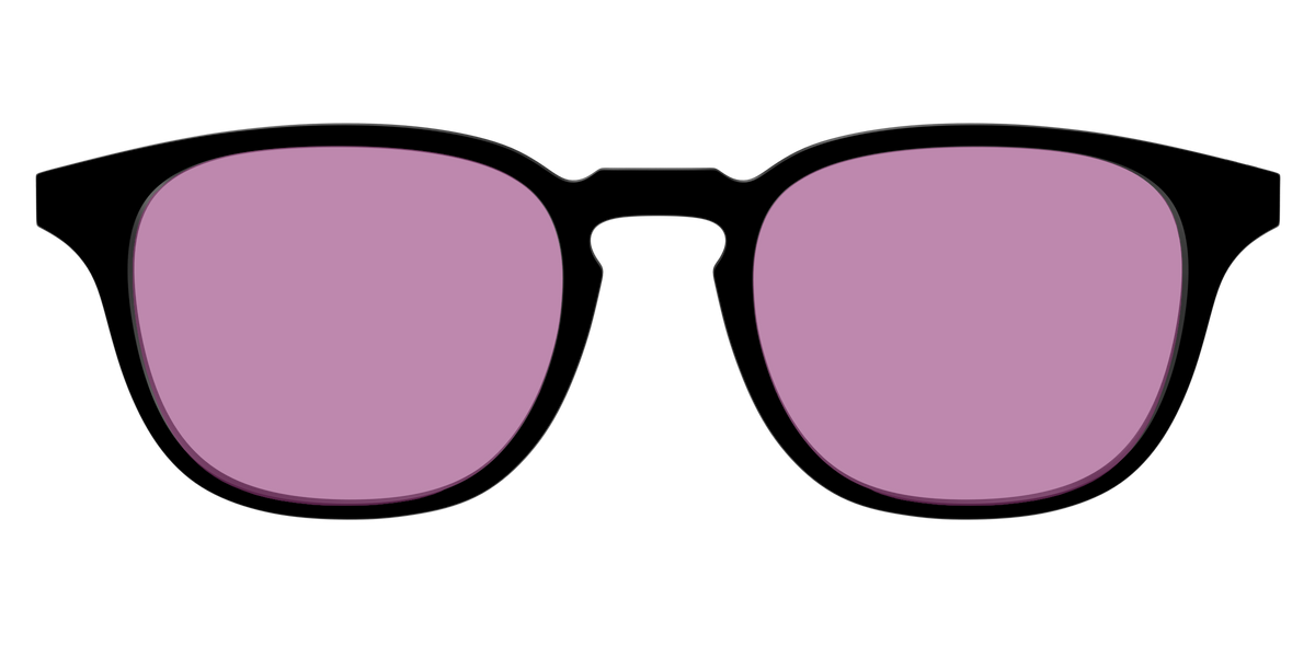 The Black with Pink Racquet Sport lens - Front Top Image - Pair Eyewear