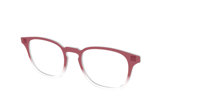 The Burgundy Gradient Crystal - Angle Top Thumbnail - Pair Eyewear