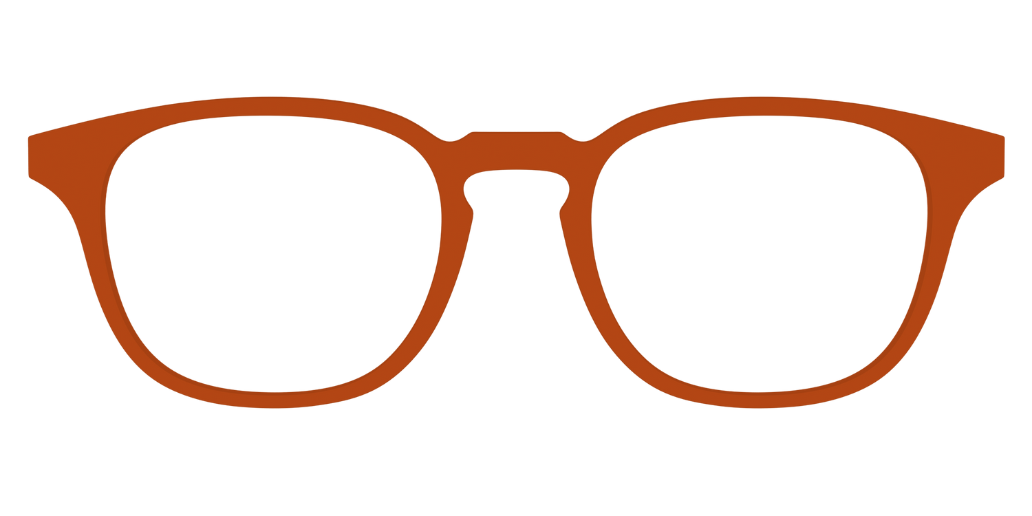 The Burnt Orange - Front Top Image - Pair Eyewear