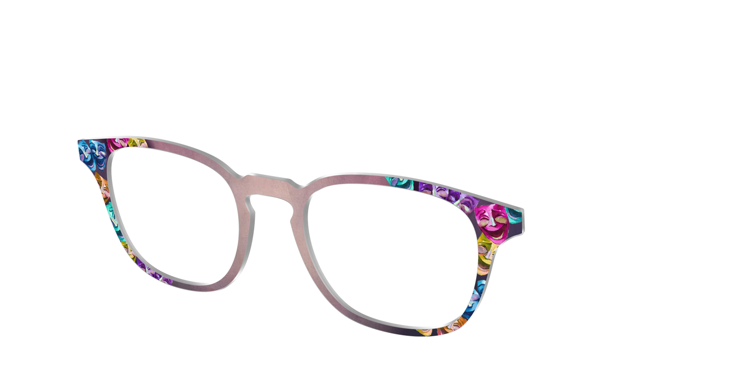 The Comedy Masks - Angle Top Image - Pair Eyewear