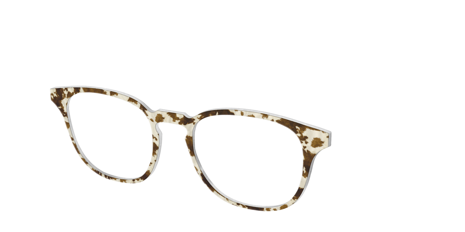 The Cowhide - Angle Top Image - Pair Eyewear